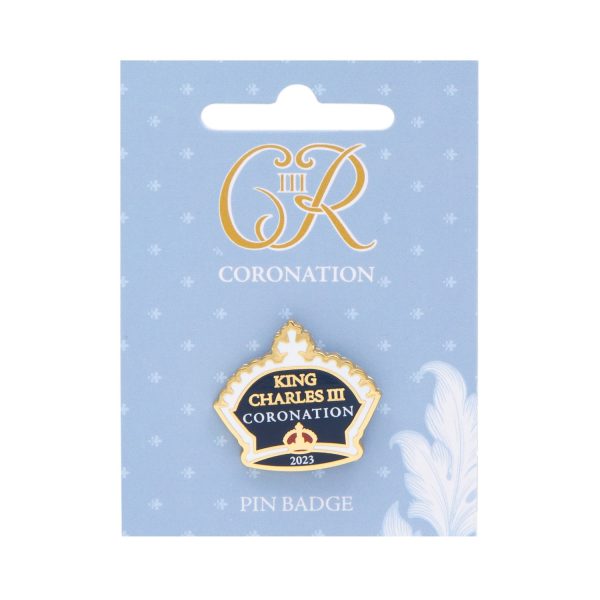 King Charles III Coronation Regalia Pin Badge Hot on Sale