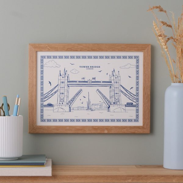 Tower Bridge A4 Print by Victoria Eggs - Unframed Online Sale