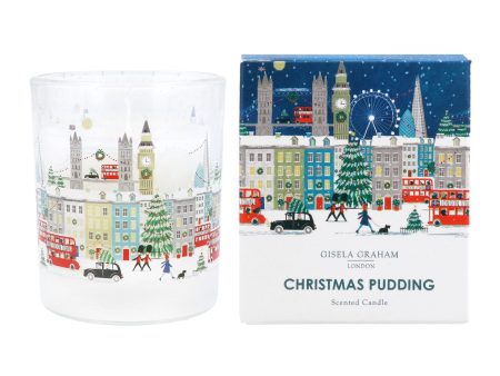 Gisela Graham Christmas Pudding Scented Candle - Small Sale