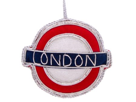 London Underground Stitched Christmas Decoration Discount