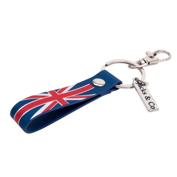 Jacks & Co Union Jack Bag Charm Keyring Fashion