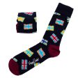 Happy Socks Union Jack Flags - Single Pair Hot on Sale