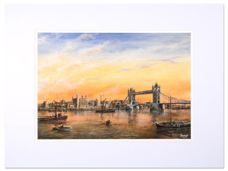 Ed Bucknall Tower Bridge Giclee Print - Rectangle Cheap