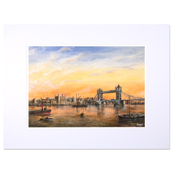 Ed Bucknall Tower Bridge Giclee Print - Rectangle Cheap