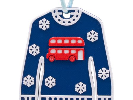 Made Happy Christmas Jumper Bus Decoration Hot on Sale