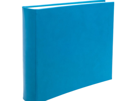 Chelsea Landscape Leather Photo Album, 31 x 36.5cm, Sapphire For Sale