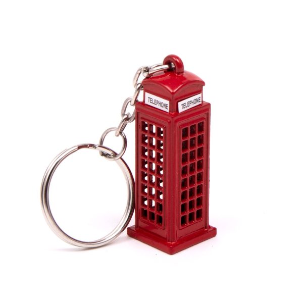 Telephone Box Die Cast Keyring Online now