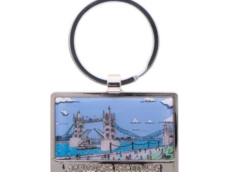 Tower Bridge Illustration Keyring Discount