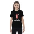 Personalised Custom Text - Organic Cotton Kids T-Shirt - London Doodles - Telephone Box Hot on Sale