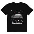 Personalised Custom Text - Organic Cotton Kids T-Shirt - London Doodles - Black Taxi Hot on Sale