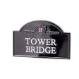 Tower Bridge Sign Chrome Fridge Magnet For Sale