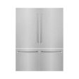 ZLINE 60 in. Refrigerator Panels in Fingerprint Resistant Stainless Steel for a 60 in. Built-in Refrigerator (RPBIV-SN-60) Hot on Sale