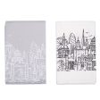 Sketch London Double Tea Towel Pack For Cheap