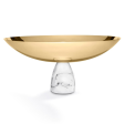 Coluna Nut bowl, Carrara Gold For Sale