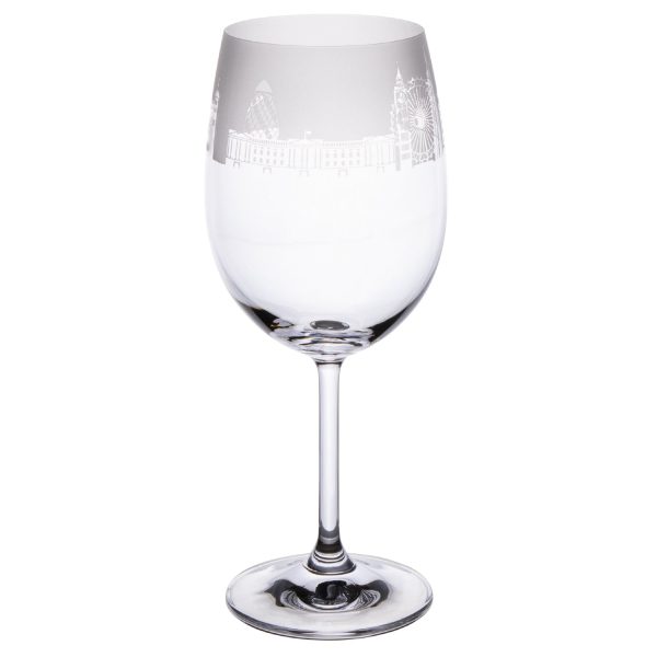 London Skyline Milford Wine Glass Discount