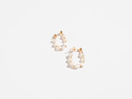 Ada Pearl Earrings Hot on Sale