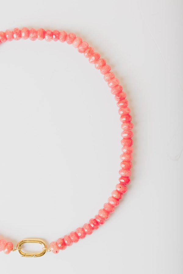 Candy Necklace - Watermelon Jade Online Sale