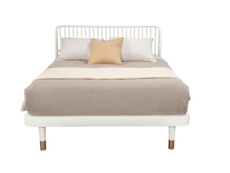 Alpine Madelyn Standard King Slat Back Platform Bed Online