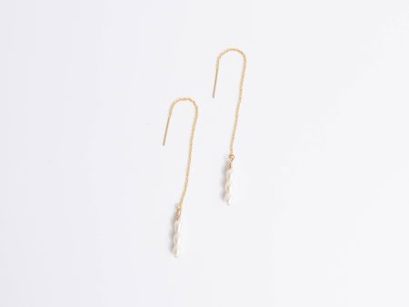 Pearl Threader Earrings Cheap