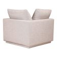 Moe s Home Collection Justin Corner Chair in Taupe Sale