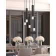 Cal Lighting Troy Integrated Led Dimmable Hexagon Aluminum Casted 5 Lights Pendant With Glass Diffuser Fashion