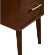 Alpine Flynn End Table, Walnut Fashion