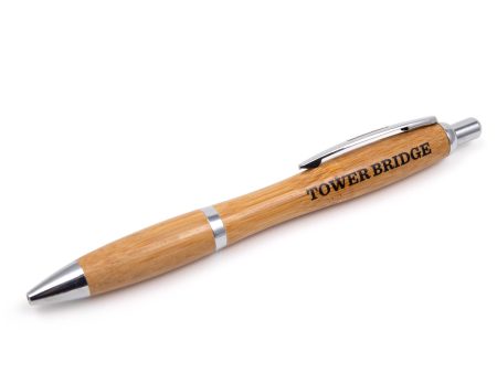 Tower Bridge Bamboo Ballpoint Pen For Cheap