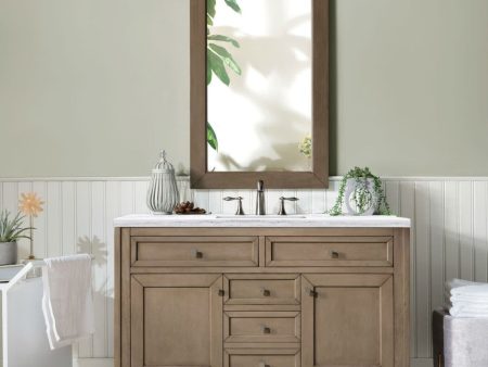 James Martin Vanities Chicago Collection 48 in. Single Vanity in Whitewashed Walnut with Countertop Options Online