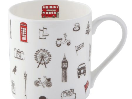 Simply London Mug by Victoria Eggs Cheap