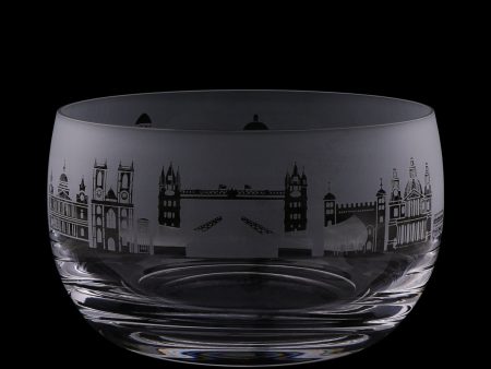 London Skyline Small Milford Glass Bowl For Discount