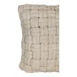 Moe s Home Collection Bronya Wool Pillow in Vanilla For Discount