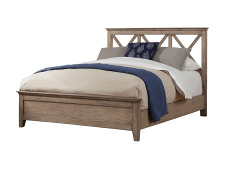 Alpine Potter Standard King Panel Bed, French Truffle Online Hot Sale