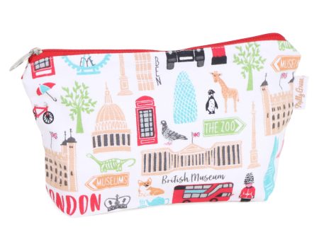 London Adventures Make Up Bag by Milly Green For Sale