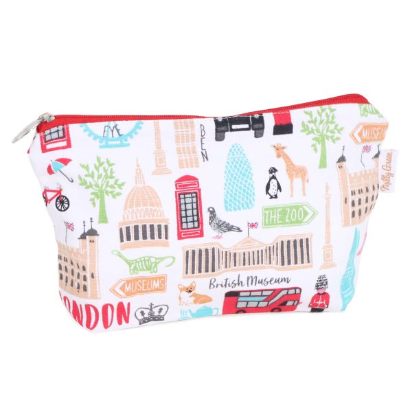 London Adventures Make Up Bag by Milly Green For Sale