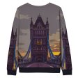 Tower Bridge at Dawn - All Over Print - Sweatshirt For Sale