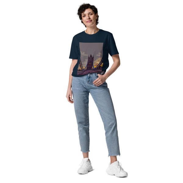 Tower Bridge at Dawn - Organic Cotton T-Shirt Cheap