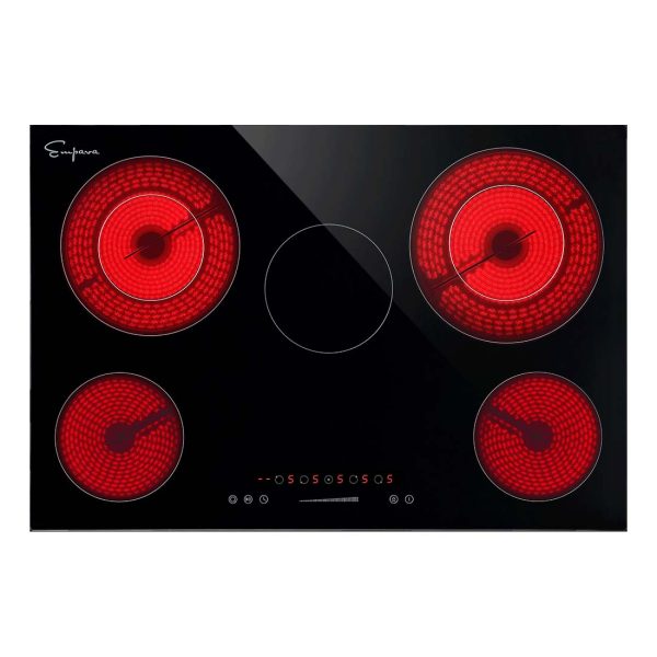 Empava 30 In. 5 Burner Electric Radiant Cooktop in Black (30REC13) Supply