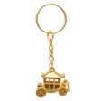 Coronation Carriage Keyring - Gold Supply