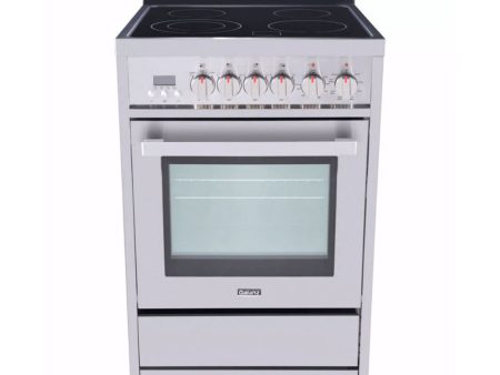 Galanz 24 in. Electric Slide-In Range in Stainless Steel (GL1FR24ASSARN) Online Sale