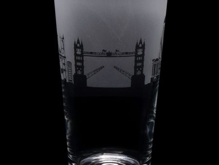 London Skyline Milford Pint Glass For Cheap