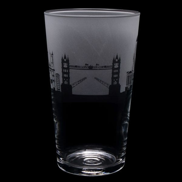 London Skyline Milford Pint Glass For Cheap