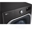 LG 9.0-Cu. Ft. Mega Capacity Smart wi-fi Enabled Front Load Electric Dryer with TurboSteam and Built-In Intelligence (DLEX8900B) on Sale