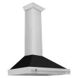 ZLINE 36 in. Convertible Stainless Steel Range Hood with Stainless Steel Handle and Color Options (KB4STX-36) Fashion