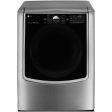 LG 29 in. Ultra Large Capacity Electric Dryer in Graphite Steel 9 cu. ft. (DLEX9000V) on Sale