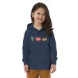 London Doodles - Fish & Chips   Bus   Corgi - Kids Eco Hoodie Cheap