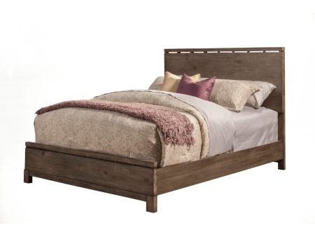 Alpine Sydney Full Size Panel Bed, Weathered Grey Fashion