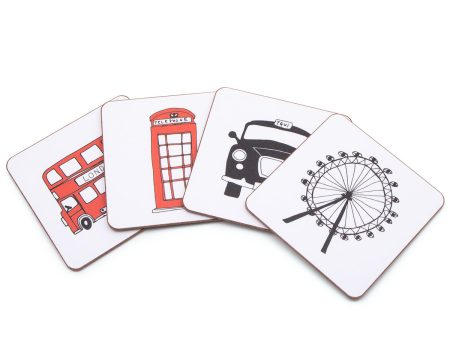 London Skyline Coaster Set by Victoria Eggs Online Sale