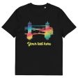 Personalised Custom Text - Tower Bridge Rainbow - Organic Cotton T-Shirt Hot on Sale