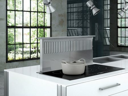 Faber Scirocco Plus Downdraft Range Hood With Size Options In Stainless Steel Sale