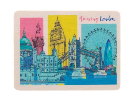 Wooden Magnet Amazing London Discount